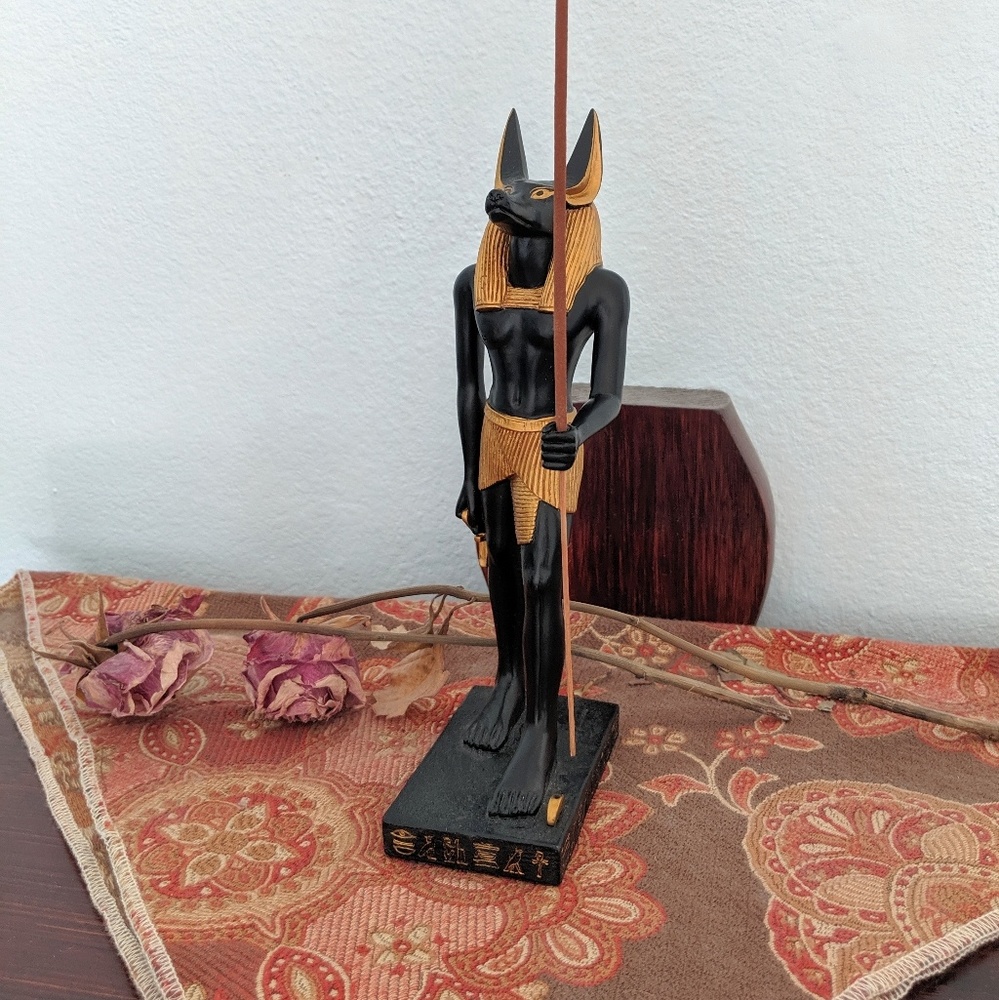 🖤💛Egyptian god incense holder 💛🖤